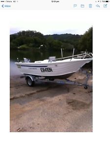 4.15 Alum Horizon pro fisher deep v runabout boat