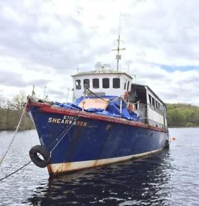 60 Foot Ex Harbour Defence Launch - Would Make A Great House Boat