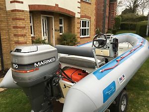 Avon 4.65m Supersport Rib Mariner 75HP 2 Stroke Speedboat - Powerboat