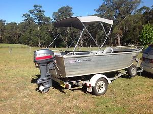 Brooker Seaman 450 Yamaha 40hp Enduro Brooker Trailer