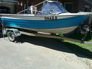 14 Foot Savage Aluminium Boat and Stainless Steel Trailer