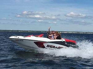 2008 Sea Doo Speedster 150, 155 HP Jet Boat, White/Red