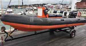 Humber 5m RIB with Evinrude 40hp ETEC