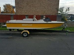 14 ft Speed Boat With Engine And Trailer