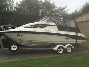 Stejcraft 640C Monaco Cabin Cruiser 6.4 M Mercury 200 HP Fishing Boat Haines