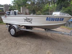QUINTREX ALUMINIUM BOAT NEW 4 STROKE YAMAHA PARSUN OR HONDA  OUTBOARD ALL REGOED
