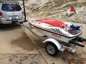 New Solo Watersport Personal Ski Drone Unmanned Tow Boat Rare Jet Drive Soloski