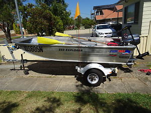 Aluminium Boat Quintrex 3.50 Explorer Year 2010 Eclipse Series