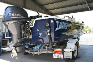 Tabs Bullshark 4.2m 40hp Fishing Boat with Trailer not Quintrex