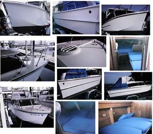 61 OWENS CABIN CRUISER 25 ft MAHOGANY HULL BOAT