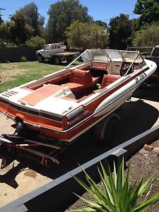 Ski/fish boat