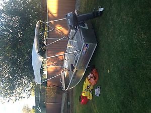 QUINTREX ALLOY TINY BOAT AND MOTOR TAMWORTH