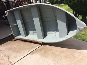 Boat Dinghy with Mercury 6HP motor Aluminium Car top