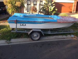 16ft boat & trailer 15 HP motor "PROJECT"