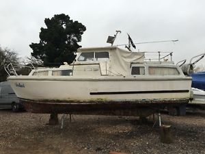BOAT AQUASTAR 27 AFT CABIN/TWIN DEISEL/LIVEABOARD/PROJECT/FISHING/CRUISER