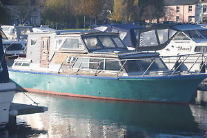1965 TSDY 10m 31ft Steel Cruiser. Scruffy but mostly solid and ready to cruise
