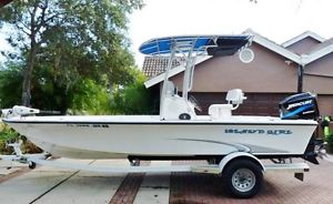 2005 KENNER 2102 VISION TUNNEL CENTER CONSOLE W/CUSTOM TRAILER AMAZING CONDITION