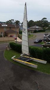 18ft A Class Catamaran- Good Condition; On Trailer