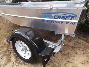 boat and trailer aluminum 3.3 mtr ranger on a T12 galvanised trailer Belrose SYD