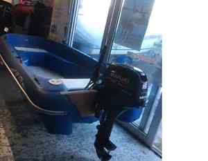 RIGIFLEX 370 CAP BOAT C/W OUTBOARD & TRAILER