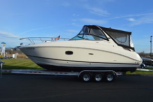 2012 SEA RAY 280 SUNDANCER, 5.7 350MAG 300HP 130HRS, LOADED, NEW ALUM TRAILER