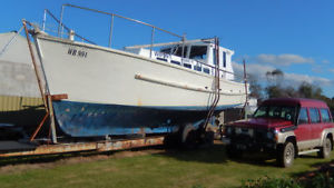 36 ft. converted timber trawler