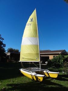 Catamaran Hawke 3.95m single sail