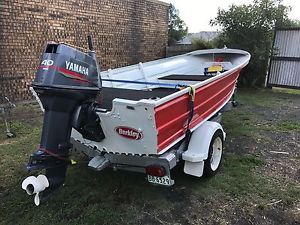 4.3M Quintrex, With Trailer And 40HP Yamaha Motor - 1998 A1 Cond. Ready 4 Use