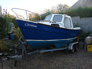 19 FOOT BOAT, 20 HP VETUS  DIESEL  INBOARD