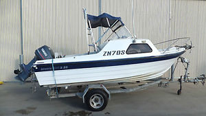 1985 SPORTSCRAFT HALF CABIN.YAMAHA 130 HP V4 SALTWATER SERIES OUTBOARD. TRAILER.