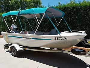 Ally Craft 395 Shadow Deluxe,       Quintrex stacer brooker