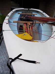 SAIL BOAT AND TRAILER