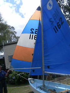Pacer (Puffin) 4m Sailing Dinghy with Registered Road Trailer