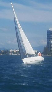 Laurie Davidson Quarter ton race yacht