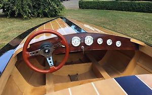 Speedboat, inboard, timber, unfinished