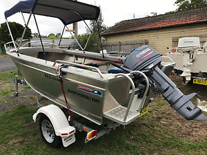 4.15M Brooker With Trailer And 30HP Yamaha Motor 2011 mod. NEW COND. Ready 4 Use