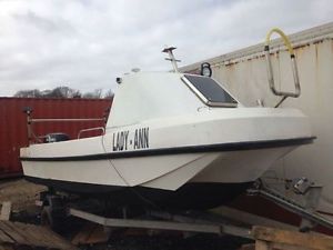dory fishing boat with df70 suzuki outboard engine and trailer