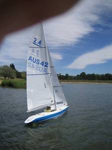 Olympic class International 2.4mR single handed yacht