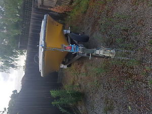 14 ft fibreglass boat and trailer