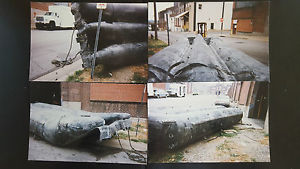 military bridge support pontoons
