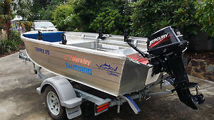 ALUMINUM (TINNY) 3.75M BOAT BY STESSCO