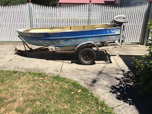 Aluminium Tinny, fishing boat