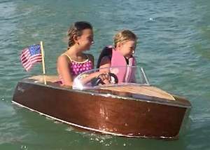 kid craft boat wood electric shell YOU finish