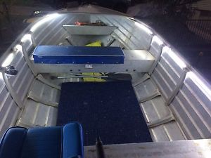 TINNY 4.1m Ally Craft Wide Body Tinny with 40hp Trim Tilt and Electric Start