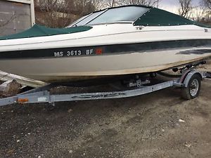 1997 LARSON POWER BOAT 18FT BOWRIDER W/TRAILER