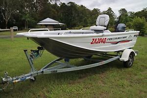 2016 Quintrex Explorer Trophy 4.2M 4 Stroke Yamaha 40hp Like New