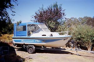 Half Cabin 5.6 Meter Fraser with Full Canopie & Mercury 115 EFI Outboard