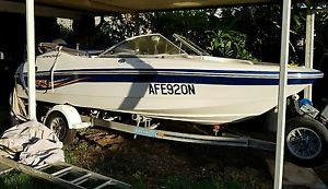 starcrafr 1700 ob 115 etec boat bow rider ski fish all rounder