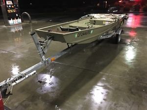 2014 14' Tracker Aluminum- 9.9 mercury- Galvanized trailer