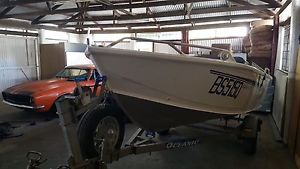 Boat, Stessco Aluminium 430mtr Catcher xtra wide AS NEW- used 3 times